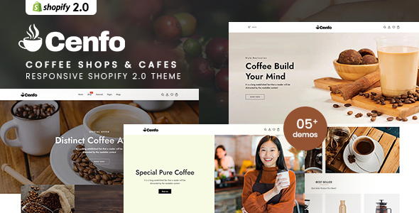 Cenfo – Espresso Outlets & Cafes Shopify 2.0 Theme