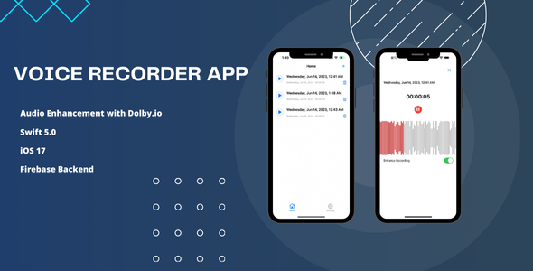 Concern Recorder with Audio Improve the expend of Dolby.io