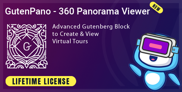 GutenPano – 360 Panorama Viewer for Gutenberg