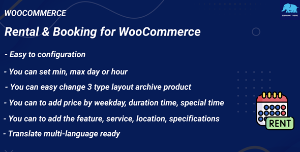 Rental & Reserving for WooCommerce