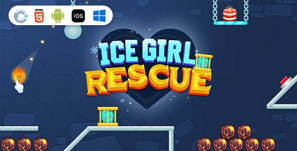 Ice Girl Rescue [ Construct 3 , HTML5 ]