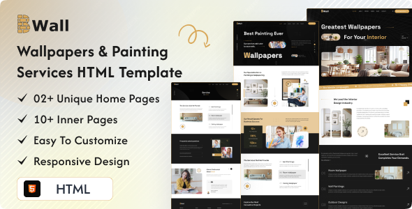 Bwall – Wallpapers and Portray Services and products HTML Template