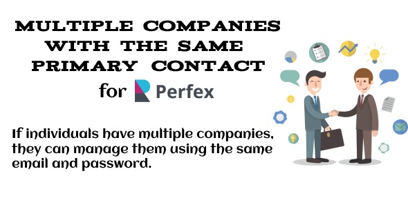 A number of Firms with the Equivalent Predominant Contact for Perfex CRM