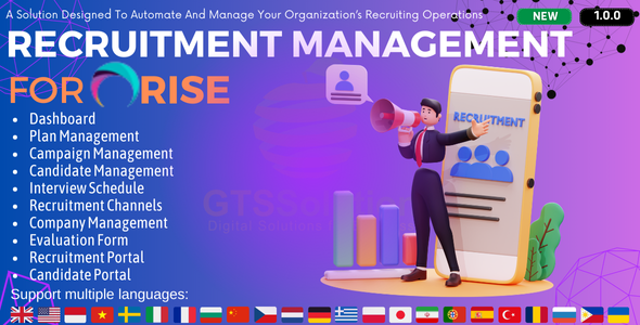 Recruitment Administration plugin for RISE CRM