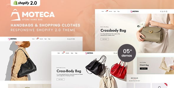 Moteca – Purses & Looking Clothes Responsive Shopify 2.0 Theme