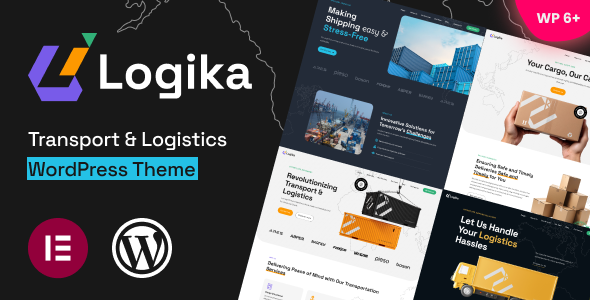 Logika – Transport & Logistics WordPress Theme