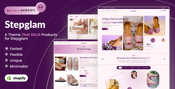 Stepglam – Ethnic Footwear Shopify OS 2.0