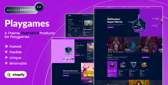 Playgames – Esports & Gaming Retailer Theme for Shopify 2.0