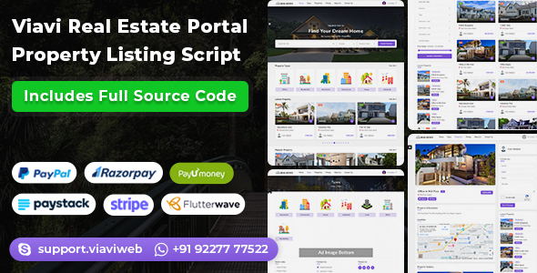 Viavi Real Property Portal – Property Checklist Script