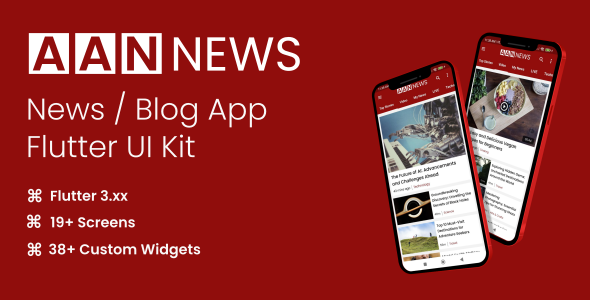 AANNews – Recordsdata Weblog App Flutter UI Tools