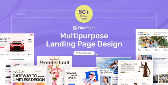 FlexiPages – Multipurpose Touchdown Web web page Possess UI Bundle