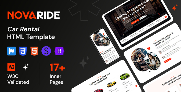 Novaride – Vehicle Condominium HTML Template