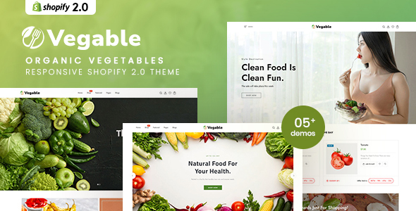 Vegable – Natural Greens Responsive Shopify 2.0 Theme