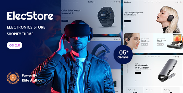 ElecStore – Electronics Retailer Shopify 2.0 Theme