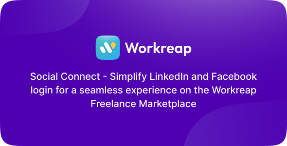 Workreap Social Join – Fb & LinkedIn Be aware-in