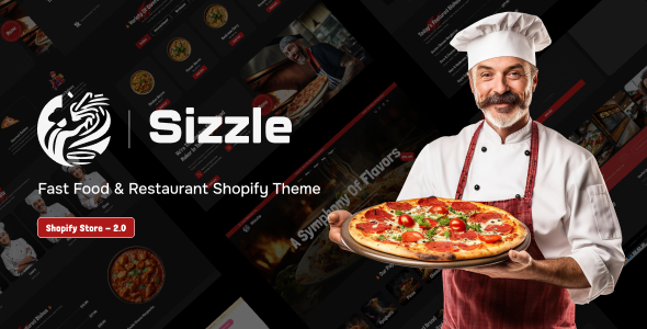 Sizzle – Quickly Meals & Restaurant Shopify Theme