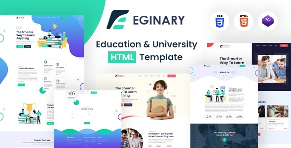 Eginary – Coaching & College HTML Template