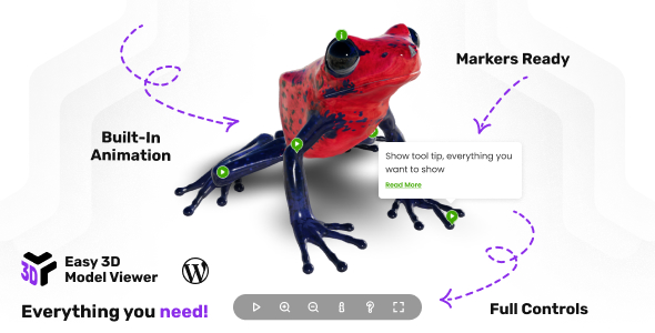 Straightforward 3D Model Viewer WordPress & WooCommerce Plugin