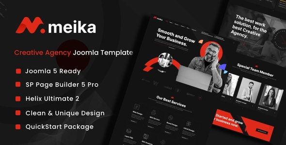 Meika – Ingenious Firm Joomla Template