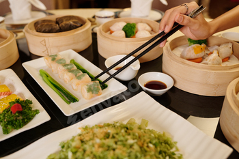 Girl Sitting In Chinese language language Restaurant