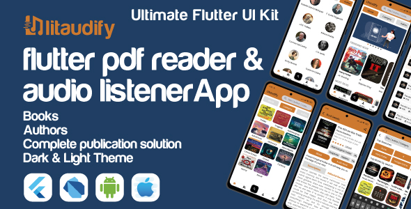 Litaudify pdf Reader & Audio Guide Listener App