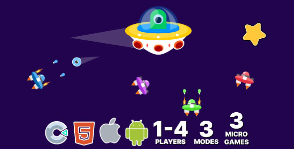 Alien Ship. 1-4 Participant Mode. 3 Modes. 3 Video games. Make 3 (c3p)