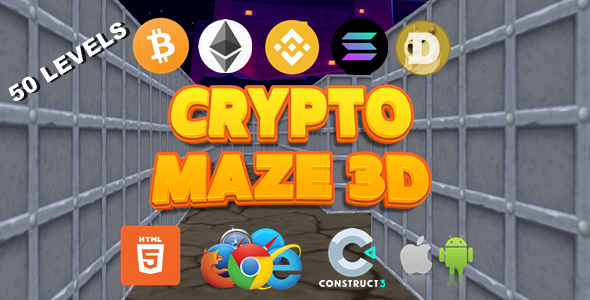 Crypto Maze 3D – Crypto Sport – 3D Sport – HTML5