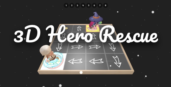 3D Hero Rescue – Frightful Platform Math Recreation