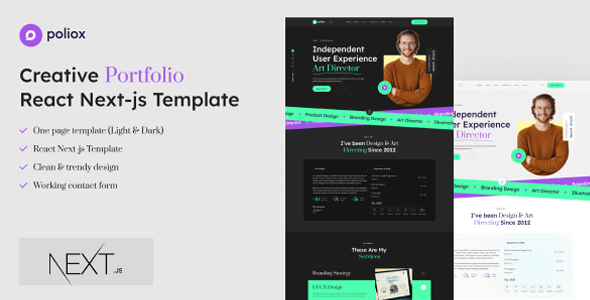 Poliox – Resume and Deepest Portfolio React Subsequent JS Template