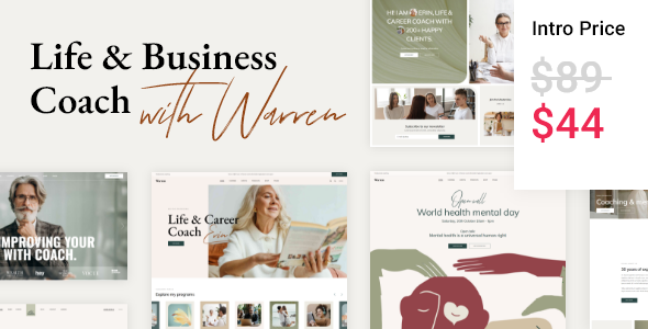 Warren – Life and Business Coach WordPress Theme