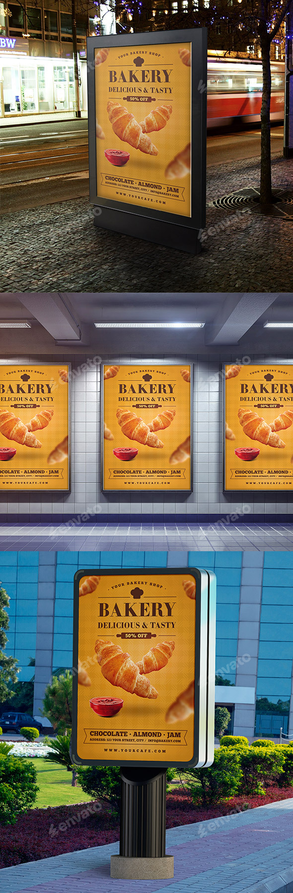 Bakery Cake Poster