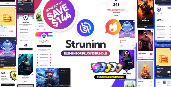 Struninn – Elementor Plugins Bundle