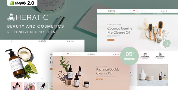 Heratic – Class & Cosmetics Responsive Shopify 2.0 Theme