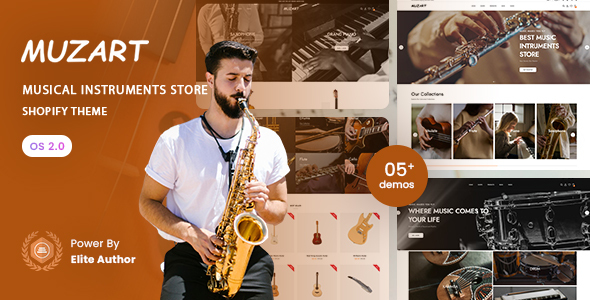 Muzart – Musical Gadgets Retailer Shopify 2.0 Theme