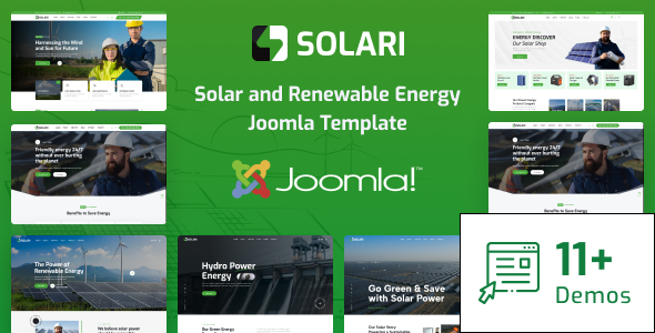 Solari – Joomla 5 Ecology & Photo voltaic Vitality Template