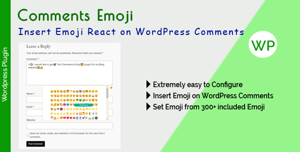 Suggestions Emoji – Insert Emoji React on WordPress Suggestions