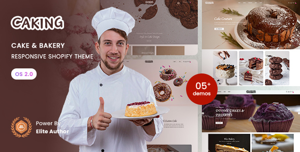 Caking – Cake & Bakery Responsive Shopify 2.0 Theme