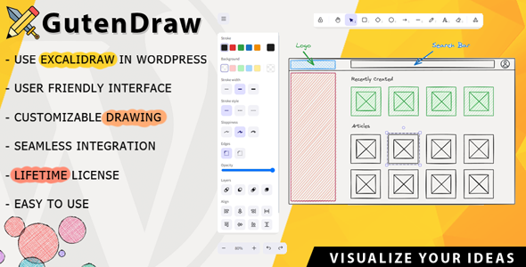 GutenDraw – Visualize Options with Excalidraw in WordPress