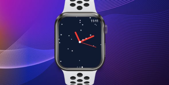 Snowy Iciness Watch Face for Apple Watch