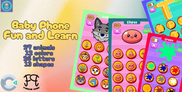 Toddler Telephone – Pleasing and Be taught (HTML5, Compose 3)