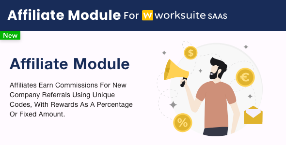 Affiliate Module for Worksuite SAAS