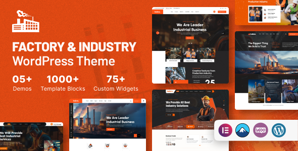 Indsro – Manufacturing unit & Change WordPress Theme