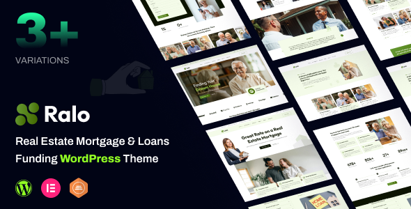 Ralo – Mortgage & Residence Loans WordPress Theme