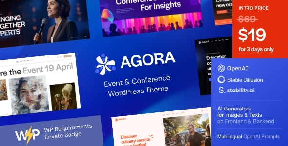 Agora — Match & Convention WordPress Theme