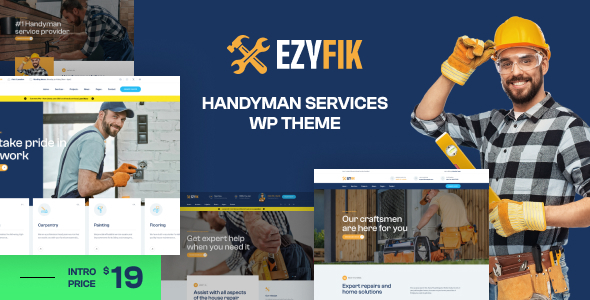 Ezyfik – Handyman Suppliers WordPress Theme