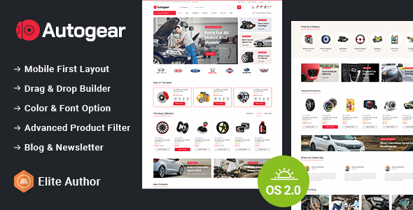 Autogear – Vehicle & Instruments Retailer Shopify 2.0 Responsive Theme