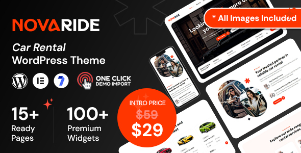 Novaride – Automobile Apartment WordPress Theme