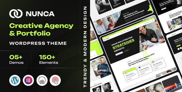 Nunca – Ingenious Company & Portfolio WordPress Theme