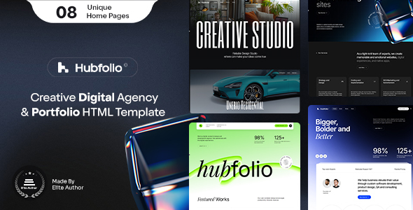 Hubfolio – Digital Company & Portfolio Template