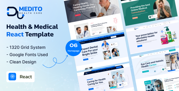 Medito – Successfully being & Scientific React JS Template